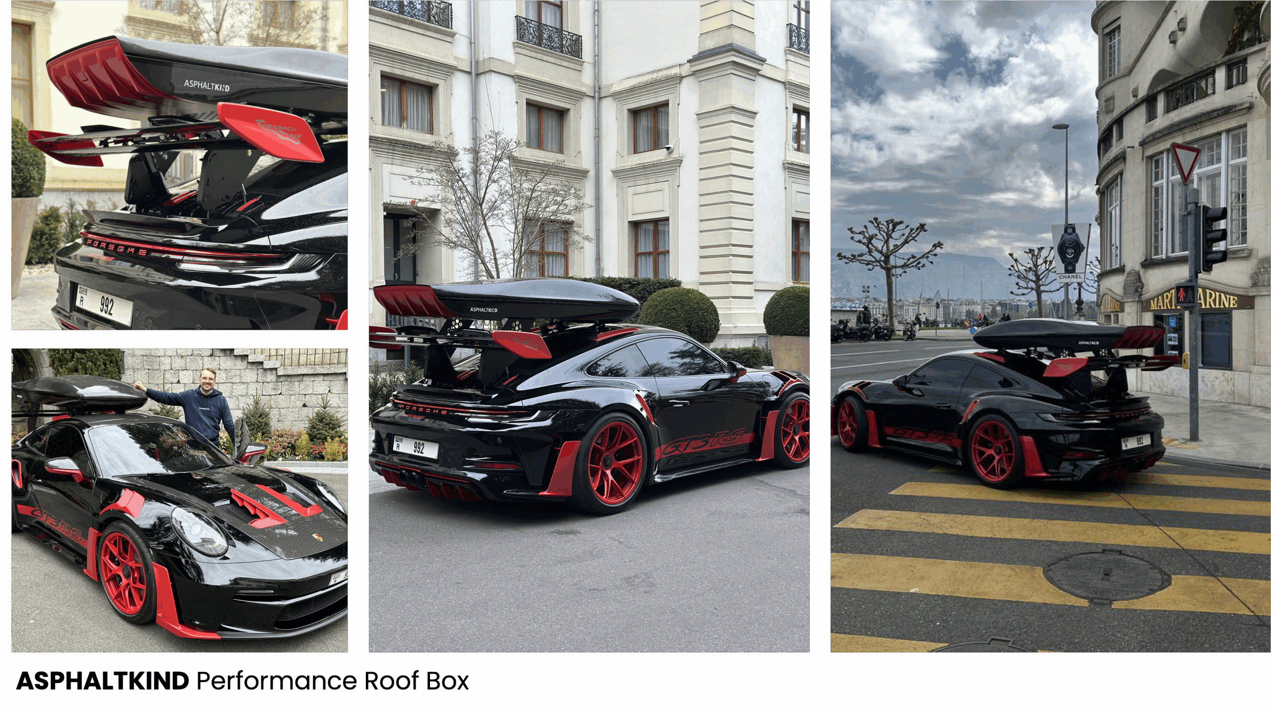 ASPHALTKIND Performance Roof Box auf Porsche 992 GT3 RS